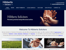Tablet Screenshot of hibberts.com